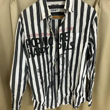 hysteric glamour 스트라이프 패턴 캐주얼 셔츠