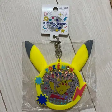 유니버셜 USJ 포켓몬 피카츄 캔뱃지 키체인