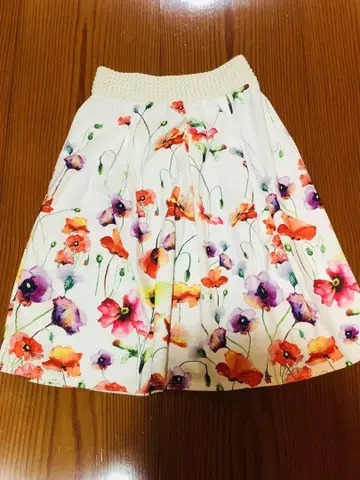 Otto, 꽃무늬, 플레어 스커트, L