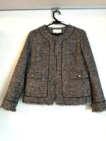 MACKINTOSH PHILOSOPHY 노카라 트위드 자켓 36