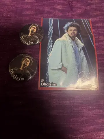 ash da hero DJ Dhalsim 프로마이드와 캔뱃지 2개