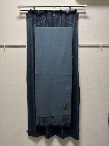 Noen 파란색 프린지 머플러