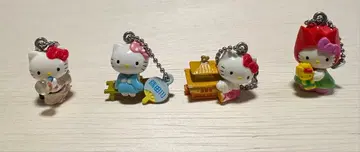헬로키티 지역 한정 미니 스트랩 4개 세트