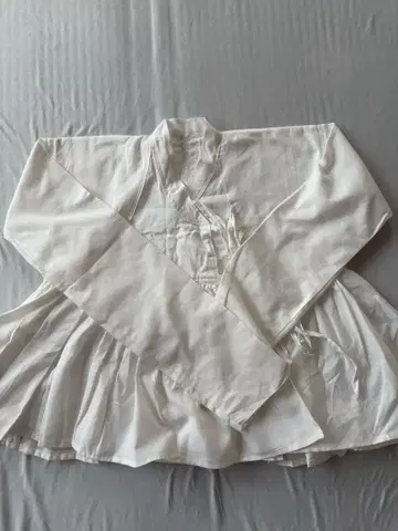 인도 발리 자켓 화이트 코튼 긴팔 셔츠