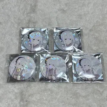 리제로 에키드나 캔뱃지 5개 세트