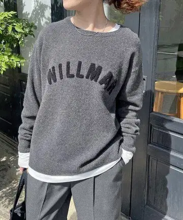 Spick & Span 자수 로고 니트