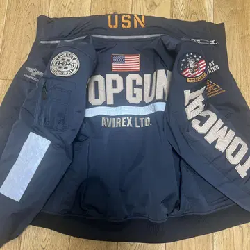 USN AVIREX LTD. 20AW CUSTOM CWU TOP GUN