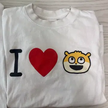 니시무라 유우지 아기 쥐 I LOVE 티셔츠 S 사이즈