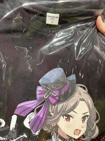 걸즈 밴드 크라이 중국 선전 한정판 팝업 에비즈카 토모 티셔츠 이타셔츠