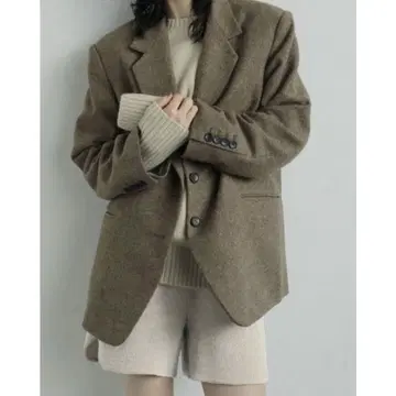 anuke 2025Fall/Winter 헤링본 자켓