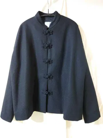 powder 사카모토 히데키 씨 울 차이나 꽃 버튼 자켓