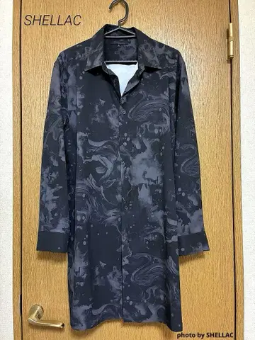 SHELLAC x semantic design 마블 블랙 셔츠