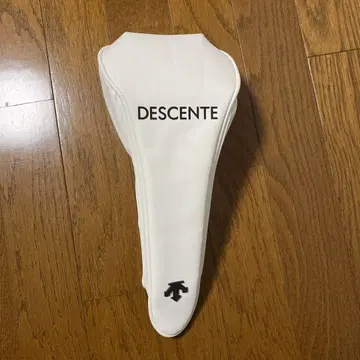 DESCENTE 드라이버용 골프헤드커버 화이트 새상품