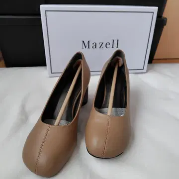 미사용! Mazell 오블리크 펌프스 모카 35 22.5cm
