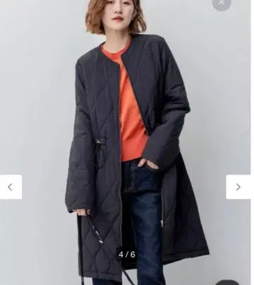 2023AW 23구 발수 가공 충전솜 롱 패딩 아우터