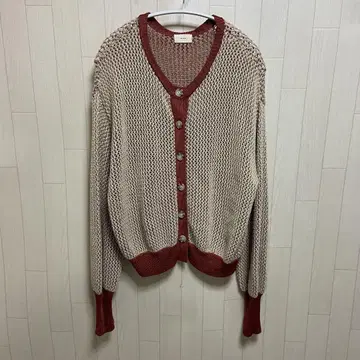 CREDONA 브라이트 레이온 멜란지 가디건