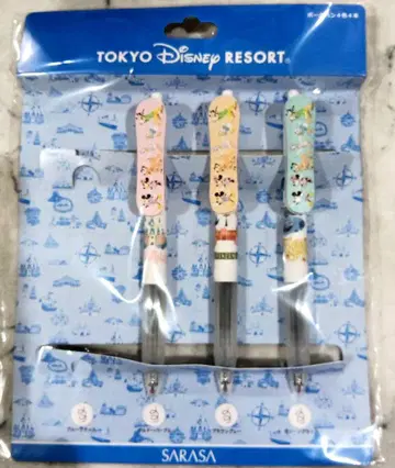 도쿄 디즈니 리조트 SARASA 볼펜 3개