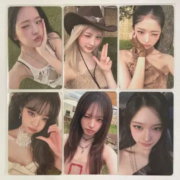 IVE SECRET 오프라인 이벤트 10월 도쿄 트레이딩 카드 6장 컴프