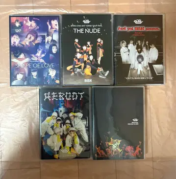 BiSH DVD 5개 세트 묶음 판매