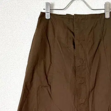URBAN RESEARCH 롱 스커트 포켓 부착 벨트 부착 심플