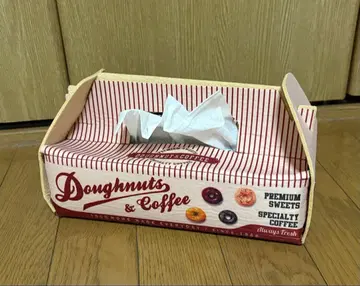 Doughnuts & Coffee 티슈 박스 케이스