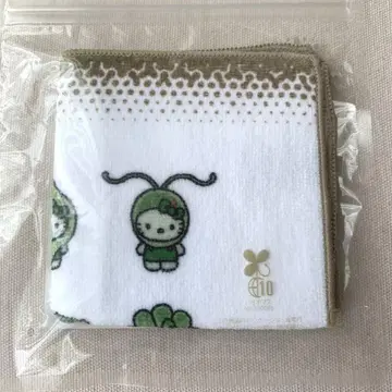오사카 간사이 박람회 일본관 한정판 헬로키티 타월 손수건 조류