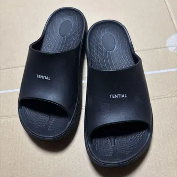 TENTIAL 회복 샌들 블랙 2XL