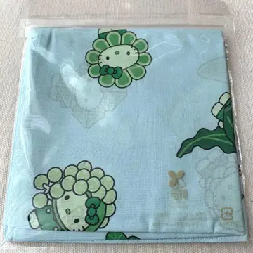 오사카 간사이 만박 일본관 한정판 헬로키티 해조류 반다나 손수건