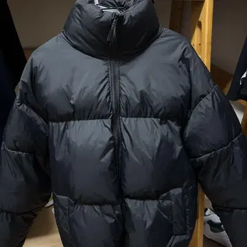 다운 자켓 남성용 블랙