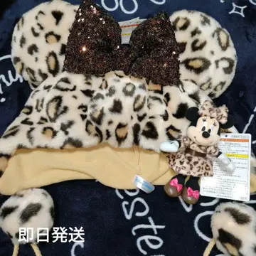 디즈니 레오파드 무늬 팬캡 레오파드 무늬 레오파드 미니 세트