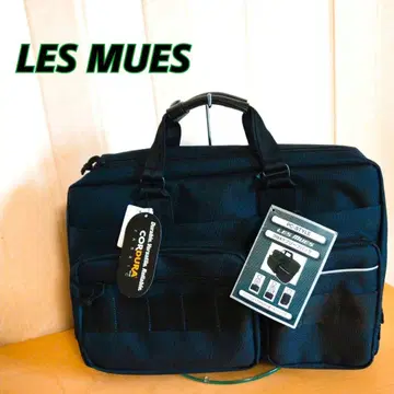 택 포함 LES MUES 3way 비즈니스 백 CORDURA 네이비