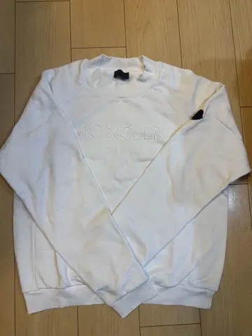 MONCLER 트레이닝복 맨투맨 화이트