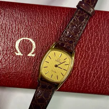 작동 OMEGA DEVILLE 손목시계 앤티크 푸시식 크라운