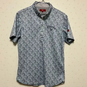 새상품급 Callaway 페이즐리 무늬 피케 셔츠 M 사이즈