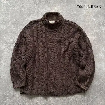 [ LL BEAN ] 70s 엘엘빈 피셔맨 니트 빈티지