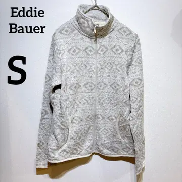 Eddie Bauer [ S ] 플리스 자켓 니트 소재 겉옷 속기모