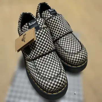 Dr. Martens x MADE ME 통굽 체크 무늬 25cm