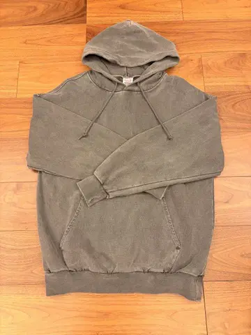 FREAK'S STORE 그레이 반팔 후드 부착 후드티