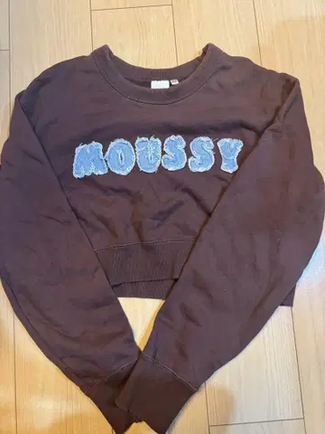 PATCH DENIM MOUSSY 풀오버