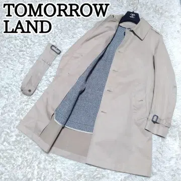 TOMORROW LAND 라이너 하운드투스 울 코트 2way