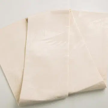 학 무늬 화이트 신부 가케시타 오비