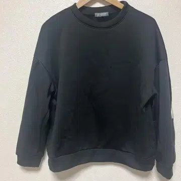 CLOSSHI SPORTS 블랙 맨투맨 트레이닝복 속기모 LL