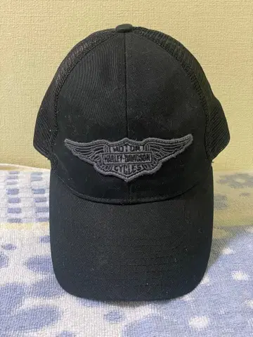 할리데이비슨 블랙 트래커 캡