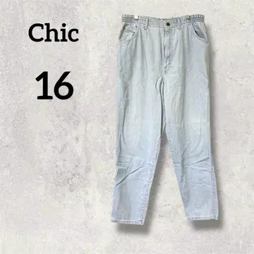 Chic [16] 라이트 블루 스트레이트 데님 USA 빈티지