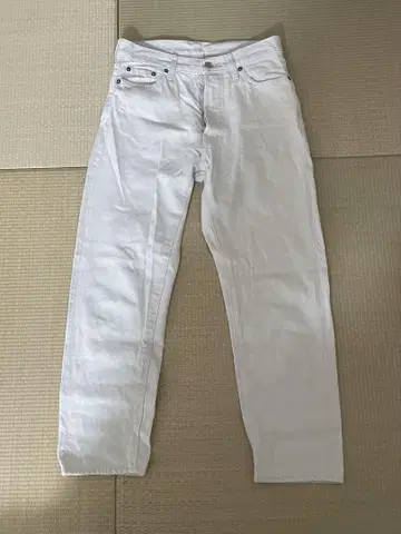 Ordinary fits 데님 팬츠 화이트 오디너리피츠