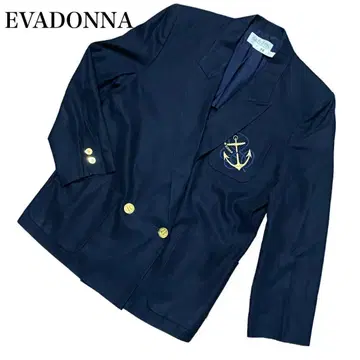 [ EVADONNA ] 여성용 아우터 자켓 네이비 골드 버튼