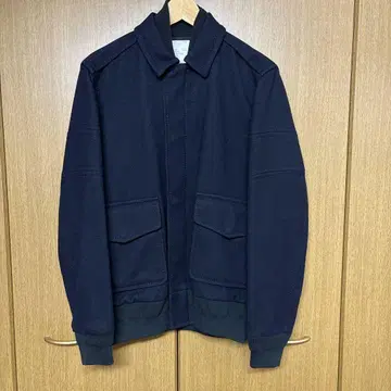 sacai 사카이 울 블루종 네이비 사이즈 1