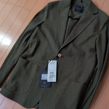 T-JACKET 직조 무늬 테일러드 자켓