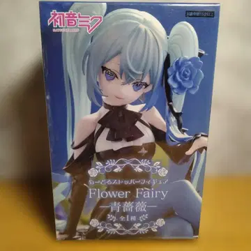 하츠네 미쿠 Flower Fairy 파랑 장미 피규어