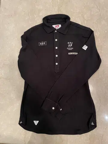 MASTER BUNNY EDITION 긴팔 피케 셔츠 사이즈 4 블랙